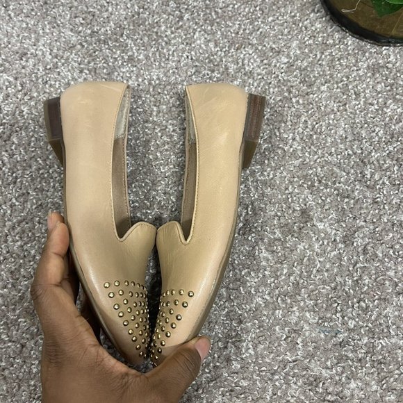 Marc Fisher Tan Studded Flats - Picture 6 of 8